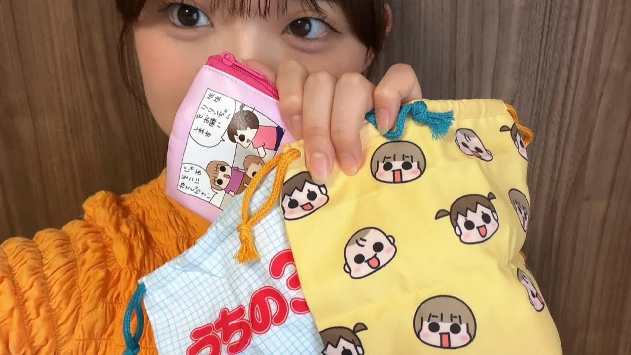 うちの3姉妹巾着♡　松本わかな