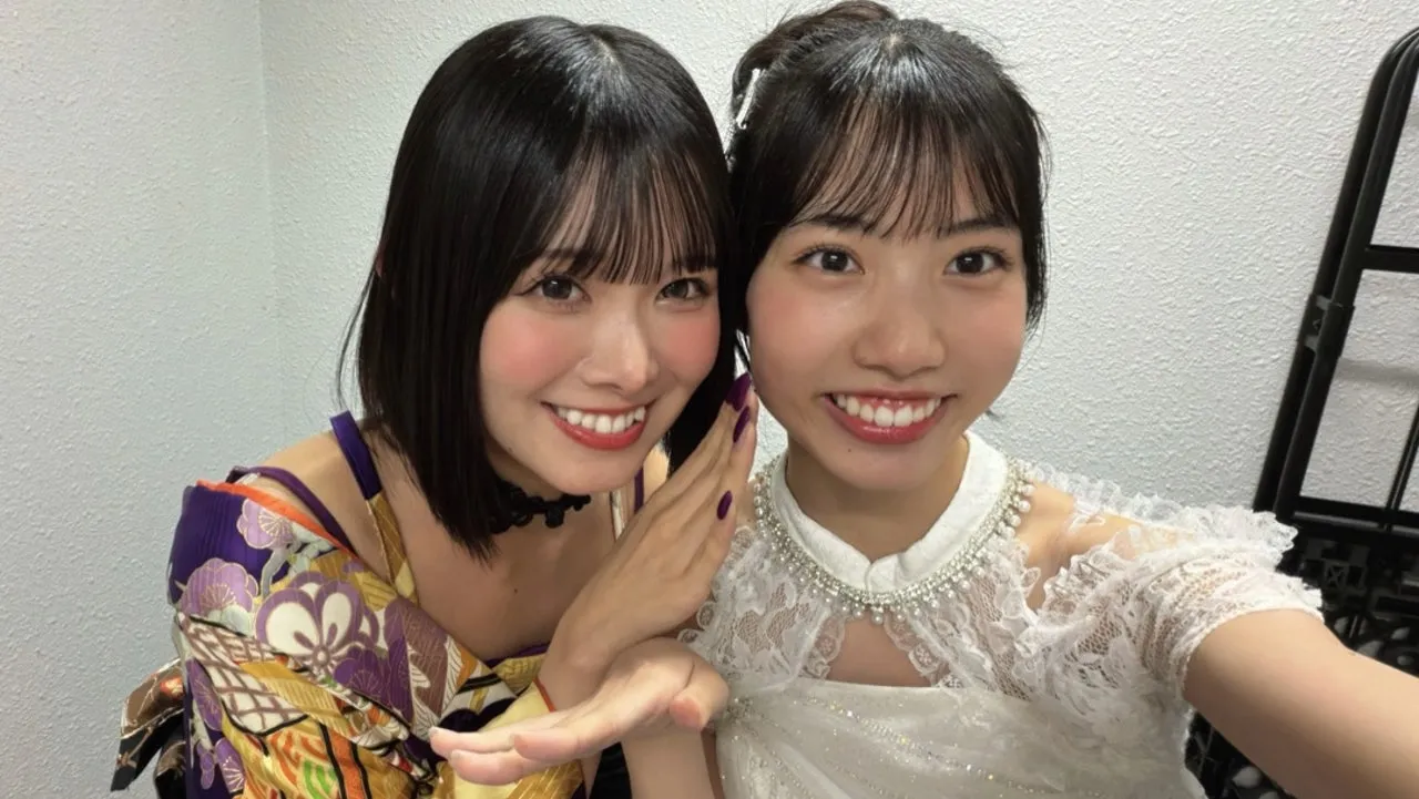 山﨑夢羽さん໒꒱  大坪茉乃