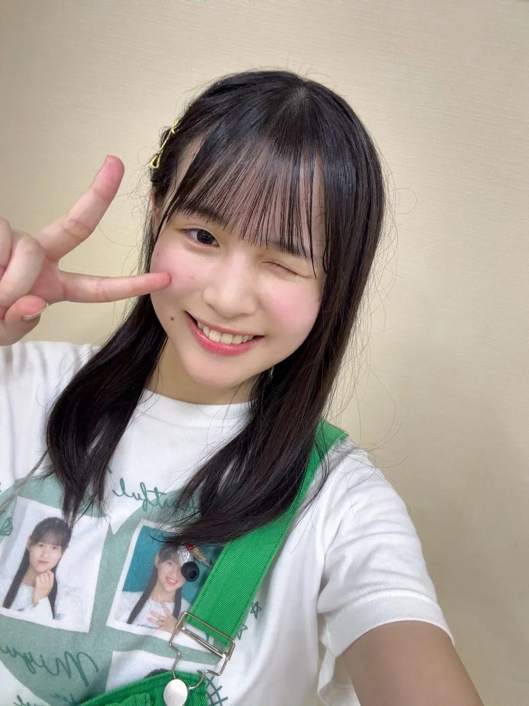 みてみて！ウインクだよ^_-☆