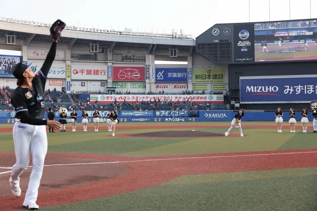 セレモニアルピッチ＆リポーター!!!⚾   橋田歩果