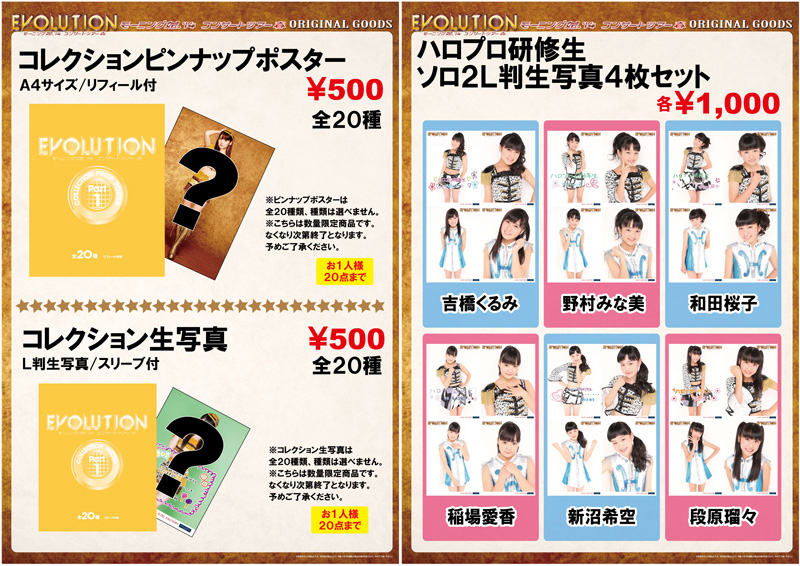 モーニング娘。'14 コンサートツアー春 〜エヴォリューション〜 グッズ
